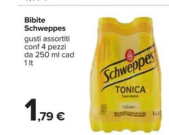 Carrefour Schweppes Bevande analcoliche offerta