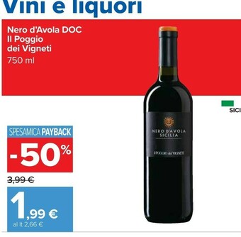 Carrefour Nero d'Avola offerta