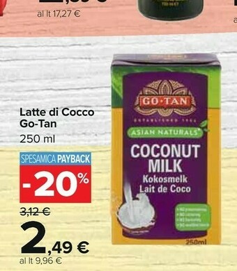 Carrefour Go tan Latte di soia offerta