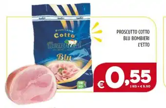 Il Centesimo PROSCUTTO COTTO BLU BOMBIERI L'ETTO offerta