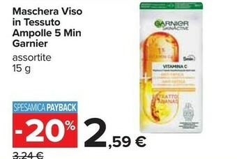 Carrefour Garnier Crema viso offerta