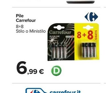 Carrefour Pile offerta