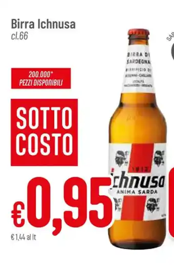 Pan Birra Ichnusa cl.66 offerta