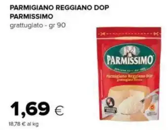 Oasi PARMIGIANO REGGIANO DOP PARMISSIMO grattugiato - gr 90 offerta