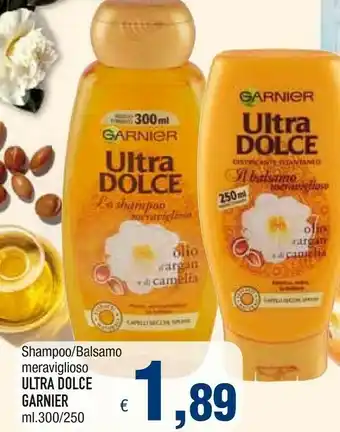 Famila Garnier Shampoo/ Balsamo Meraviglioso Ultra Dolce offerta
