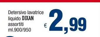 Famila Dixan Detersivo Lavatrice Liquido offerta