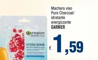 Famila Garnier Machera Viso Pure Charcoal offerta