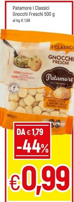 Famila Patamore Gnocchi offerta