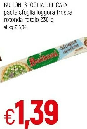 Famila Buitoni Pasta sfoglia offerta