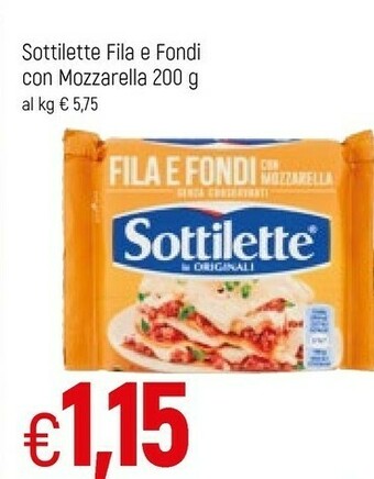 Famila Sottilette offerta