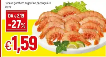 Famila Gamberi offerta