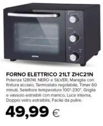 FORNO ELETTRICO 21LT ZHC21N