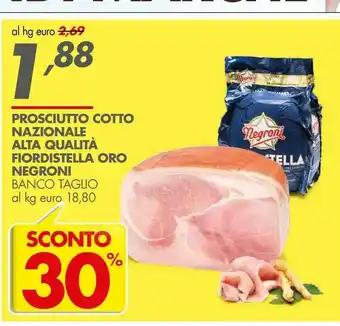 Italmark Negroni Prosciutto cotto offerta
