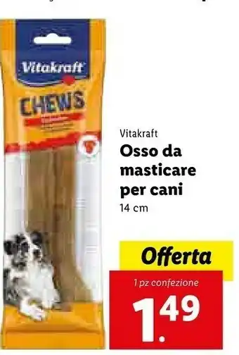 Lidl Vitakraft Osso Da Masticare Per Cani offerta