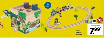 Lidl Playtive Gioco In Legno offerta