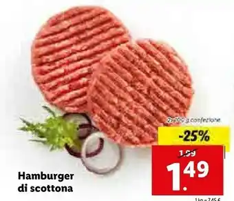 Lidl Lidl Hamburger Di Scottona offerta