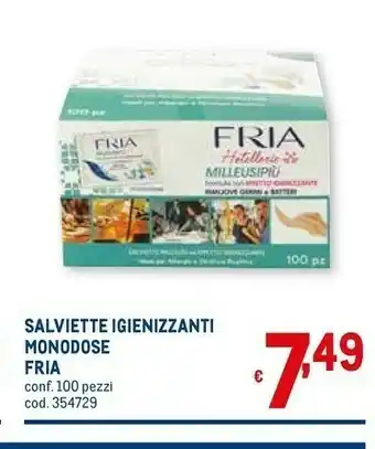 Metro Fria Salviettine offerta