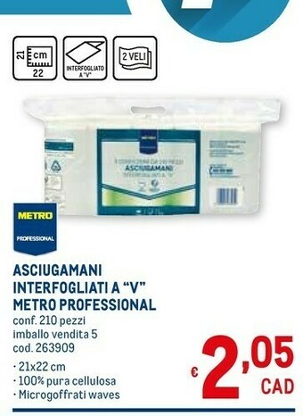 Metro Carta igienica offerta