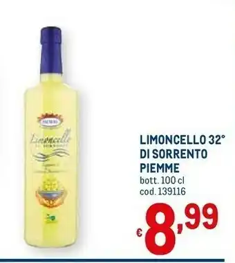 Metro Piemme Limoncello offerta