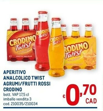 Metro Campari Crodino offerta