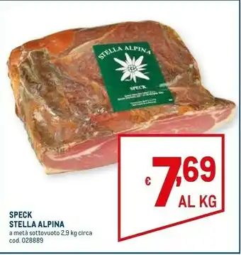 Metro Stella alpina Speck offerta