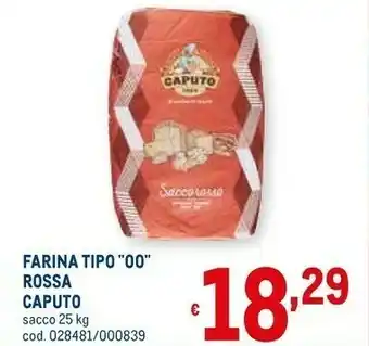 Metro Caputo Farina 00 offerta