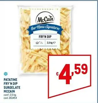 Metro Mccain Patatine offerta