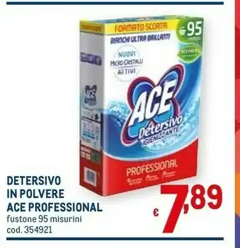 Metro Ace Detersivo lavatrice offerta