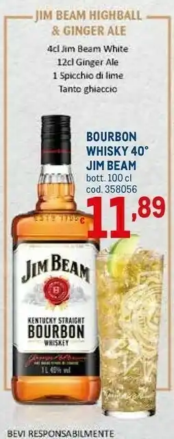 Metro Jim beam Whisky offerta