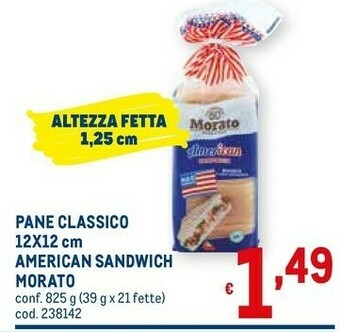 Metro Morato Pane offerta