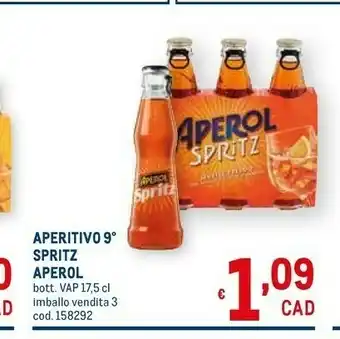 Metro Aperol spritz offerta