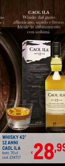 Metro Whisky offerta