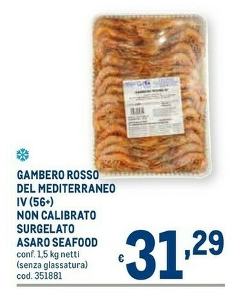Metro Gamberi offerta