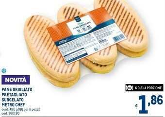 Metro Metro chef Pane offerta