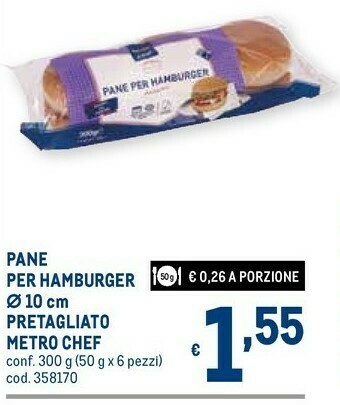 Metro Metro chef Pane offerta
