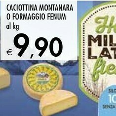 Bennet Caciottina Montanara O Formaggio Fenum offerta