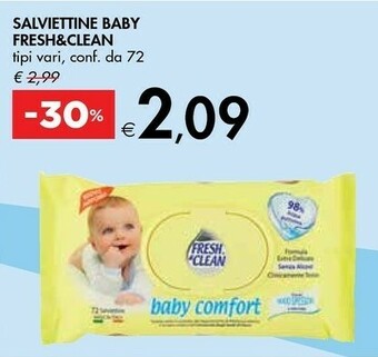 Bennet Fresh & Clean Salviettine Baby offerta
