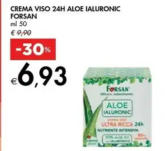 Bennet Forsan Crema Viso 24h Aloe Ialuronic offerta