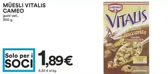 Coop Vitalis Muesli offerta