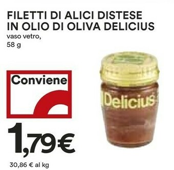 Coop Delicius Alici offerta