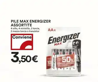 Coop Energizer Pile offerta