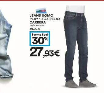 Coop Carrera Pantaloni uomo offerta