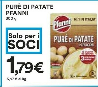 Coop Pfanni Purè di patate offerta
