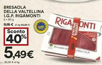 Coop Rigamonti Bresaola Della Valtellina Igp offerta