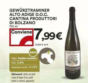 Coop Vino bianco offerta