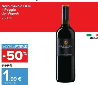 Carrefour Nero d'Avola offerta
