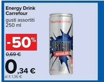 Carrefour Energy drink offerta
