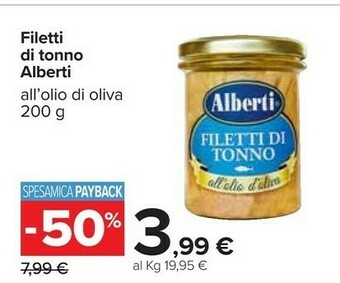 Carrefour Alberti Tonno offerta