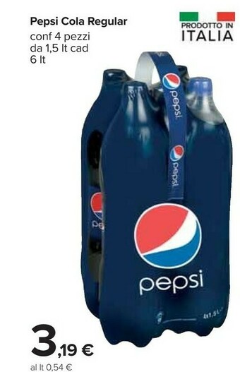 Carrefour Pepsi Bevande analcoliche offerta