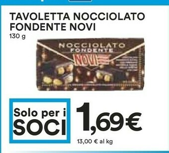 Coop Novi Cioccolato offerta